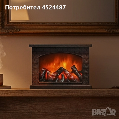 Декоративна LED камина с изкуствен пламък и звук, снимка 2 - Декорация за дома - 52231259