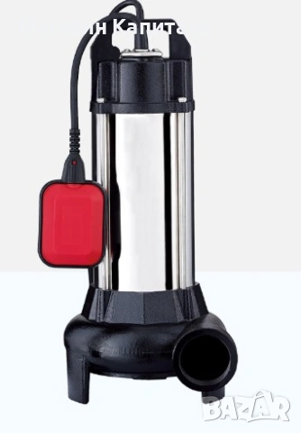 Потопяема помпа за фекални води с дробилка Gmax Vsm1300D(F), 1.3 kW, 220V, 13 м, 23 м³/ч