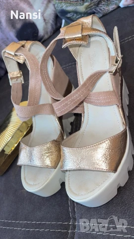 Уникални сандали Bianki от естествена кожа, снимка 5 - Сандали - 50967633