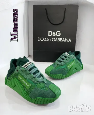 дамски комплект маратонки от естествен велур и чанта Dolce&Gabbana , снимка 6 - Чанти - 47572119