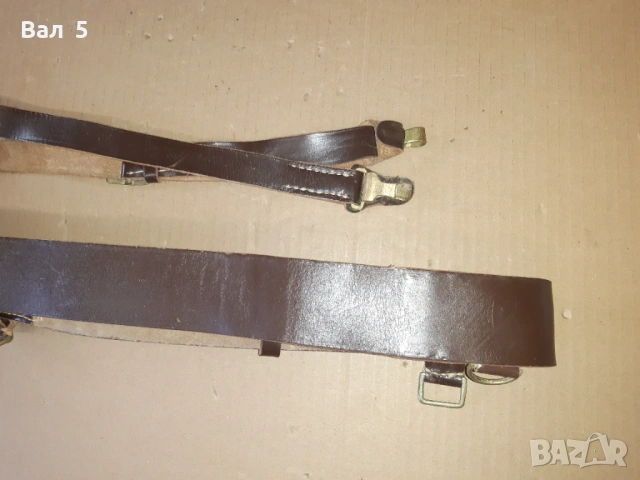 Стар военен строеви офицерски колан с портупей , униформа, снимка 5 - Антикварни и старинни предмети - 53621154
