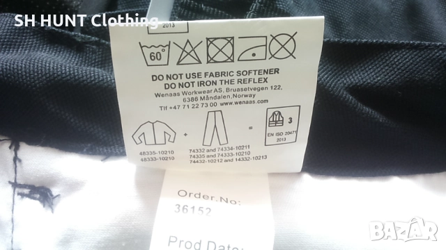 Wenaas 74334 HI VIS 4 Way Stretch work Touser размер 54 / XL еластичен работен панталон W4-663, снимка 18 - Панталони - 52726298