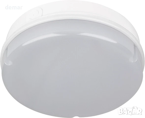 Кръгла LED лампа Bright Source за стена и таван, бяла, превключваща мощност 9W 14W 18W, IP65, снимка 3 - Лед осветление - 50583096