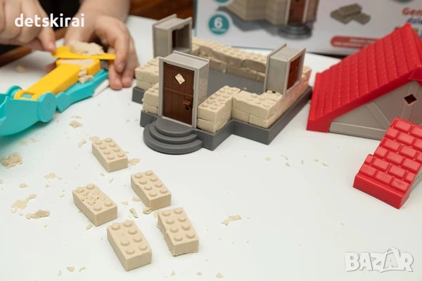 Пясъчна къща или Пясъчен замък от кинетичен пясък, снимка 12 - Други - 52281063