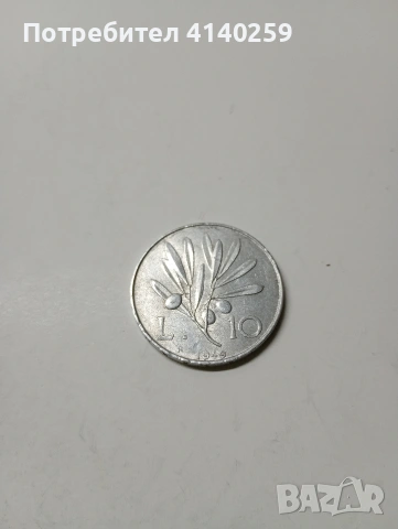 ИТАЛИЯ МОНЕТИ 5 ЛИРИ 1949 Г 10 ЛИРИ 1949 Г , снимка 3 - Нумизматика и бонистика - 53117186