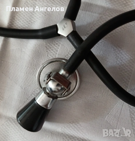 Стар медицински инструмент, стетоскоп, снимка 5 - Антикварни и старинни предмети - 53972278