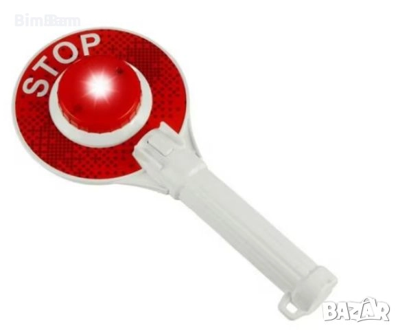 Полицейска играчка - палка със светлинни ефекти и две лица