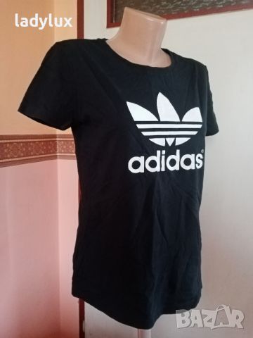 Adidas, Оригинална, 100% Памук, Размер М. Код 2250, снимка 4 - Тениски - 45768785