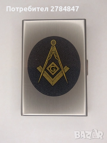 Поставка за карти с масонски символи 