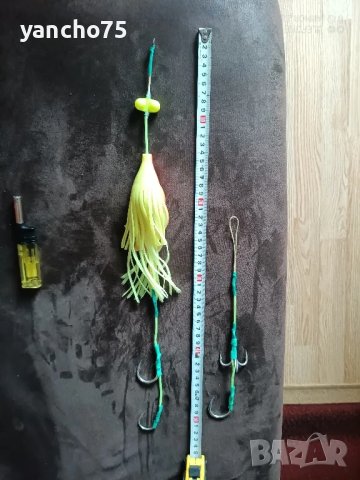 монтаж за сом " светулка"230 гр с тракалка и повод по избор , снимка 2 - Такъми - 50111274