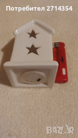 Порцеланова къщичка светеща и коледни лампички , снимка 9 - Декорация за дома - 52637044