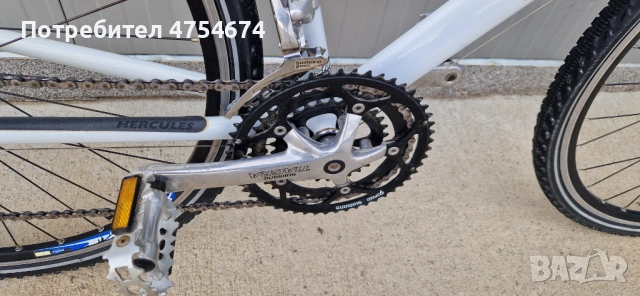 Алуминиев хибриден велосипед  HERCULES колело 28", снимка 3 - Велосипеди - 53743561