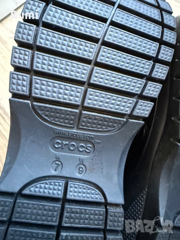 Оригинални дамски нови Чехли Crocs Classic Mega Crush Sandal ! 39/40 н, снимка 8 - Сандали - 51894773