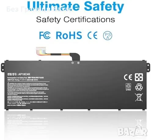 Нова Нова батерия за Acer Spin 3 SP314-54N Aspire 5 A515 11.4V 48Wh, снимка 3 - Друга електроника - 49742711