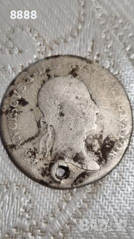 Сребърна монета 20 кройцера 1833 Австрия , снимка 2 - Нумизматика и бонистика - 45798142