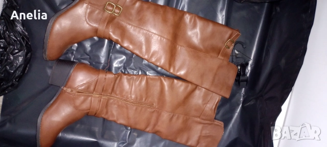 Високи Дамски Зимни Ботуши на дебел ток 38 39 40 , снимка 7 - Дамски ботуши - 52577252