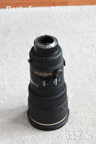 Продавам обектив Nikon AF-S 300mm 2.8 D IF ED, снимка 3 - Обективи и филтри - 53076053