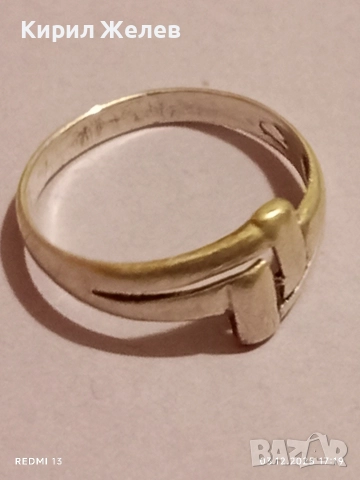 Елегантен и стилен сребърен пръстен майсторска изработка 25548, снимка 7 - Пръстени - 52640853