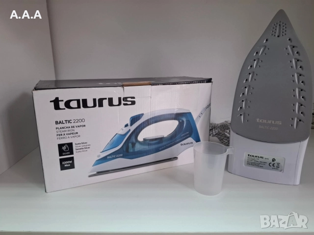 Ютия Taurus Baltic 2200. 2200W, Керамична гладеща плоча, 110g/min, снимка 2 - Ютии - 52219331