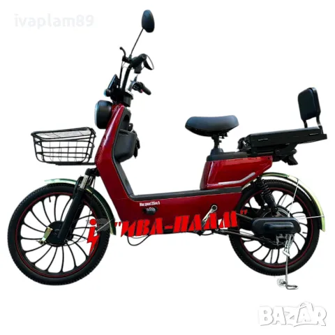 ЕЛЕКТРИЧЕСКИ Велосипед(скутер)+две седалки-1500W / 60V-MPM9191-управлява се БЕЗ книжка, снимка 2 - Мотоциклети и мототехника - 49670361