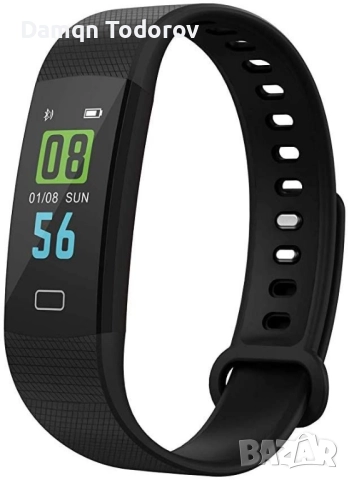 Смарт гривна Riversong - Wave S FT11, 90mm, 0.96'', черна , снимка 2 - Смарт гривни - 51534345