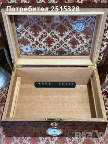 оригинален луксозен хумидор за пури, снимка 3 - Запалки - 53882849