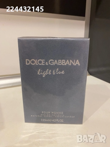 Dolce Gabbana light blue 125ml EDT Barcode 