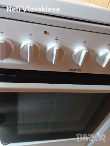 Готварска печка Gorenje газ и ток, снимка 1