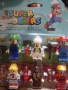6 бр Супер Марио SUPER Mario герои фигурки за лего конструктор за игра и украса торта пластмасови , снимка 3