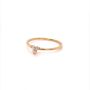Златен дамски пръстен 1,02гр. размер:56 14кр. проба:585 модел:20061-1, снимка 2