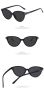 Малки дамски слънчеви очила тип котка .Вариант 1: C1 full black; Вариант 2: C2 black leopard; Вариан, снимка 11