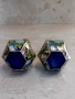 Чифт китайски мини вази клоазон, снимка 3