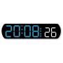 Дигитален настолен часовник с температура аларма дата постоянно светещ на ток USB големи цифри евтин, снимка 4