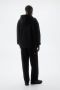 Мъжки суитшърт с цип на деколтето Black Label Pull&Bear, Черен, XL, снимка 2