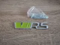 Skoda VRS емблема за решетка отровно зелено със сребристо, снимка 1