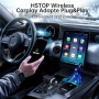 HSTOP Carplay Wireless адаптер, 2024г, USB-A към USB-C Plug and Play, iPhone ios10+ и Android 11+, снимка 9
