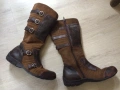 Удобни кафеви ботуши,естественна кожа., снимка 1