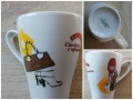 Порцеланови чаши с картинка, снимка 2