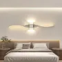 Красива модерна LED стенна вътрешна лампа, 27W LED топло бяло 3000K, 5,5 * 14 * 89 cm, черна ; бяла, снимка 2