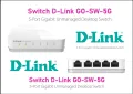 D-Link GO-SW-5G гигабитов суич, снимка 1