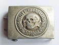 WW2 3 Райх Немска катарама за колан SS Totenkopf, снимка 2