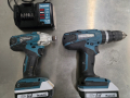 Makita TD127D и HP457D  НЕИЗПОЛЗВАНИ много време  и ЗАРЯДНО КОМПЛЕКТ, снимка 1