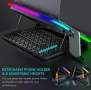 MOOJAY C50 Охлаждаща подложка за лаптоп,10 режима RGB осветление,8 вентилатора, снимка 4
