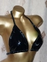 Черен сутиен от лак / винил , снимка 3