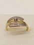 Златен пръстен с брилианти , снимка 6