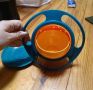 Детска купа за хранене въртяща се на 360 градуса , снимка 1 - Прибори, съдове, шишета и биберони - 45955996