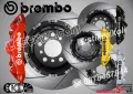 BREMBO надписи за капаци на спирачни апарати стикери лепенки фолио BREMBO SSA-BRE-W, снимка 5