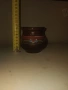 Лот 2 броя керамични саксии + 1 вазичка – битов стил (със забележка), снимка 12