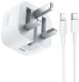 Ново 20W USB-C бързо зарядно за iPhone с 2M Lightning кабел Айфон, снимка 1