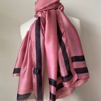 Розов шал, голям размер, снимка 6 - Шалове - 45427886